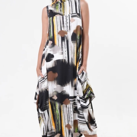 Sleeveless asymmetric dress XL - Picture 4 of 13